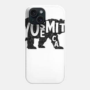 Yosemite National Park California Bear Phone Case