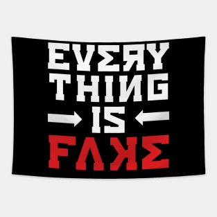 Everything Is Fake Tapestry