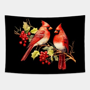 Northern Red Cardinals Tapestry