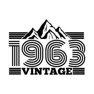 Vintage 1963 Birthday Retro Look T-Shirt