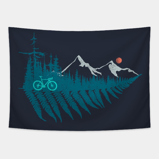 Gravel Fern Tapestry by Bongonation