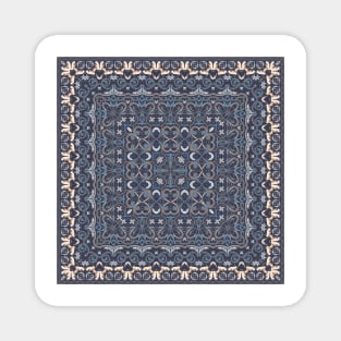 Bright square arabic ornate pattern Magnet