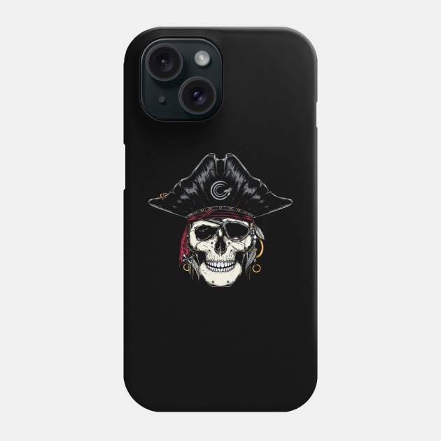 Pirate Skull Phone Case by Merchsides