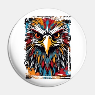 Eagle colorful Pin