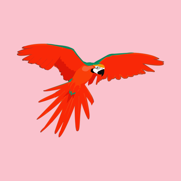 Red Parrot by momomoma