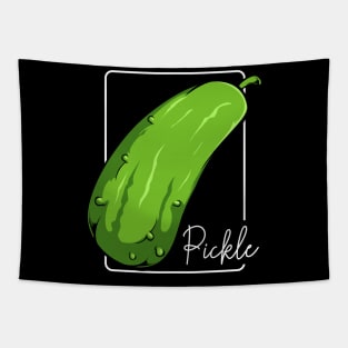 Pickle - Dill Vegetable Cucumber Green Vegan Food Tapestry