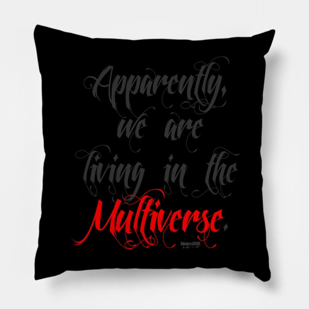 Multiverse Pillow by MetroInk