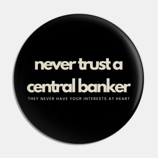 Central Banker Pin