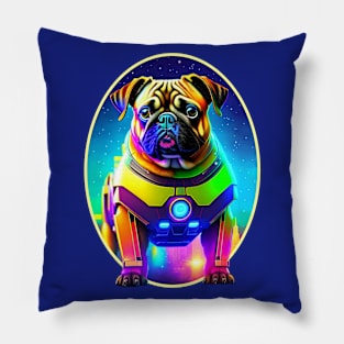 Robo-Pug Pillow