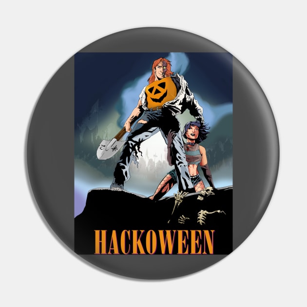 "Hackoween" Pin by DrewEdwards