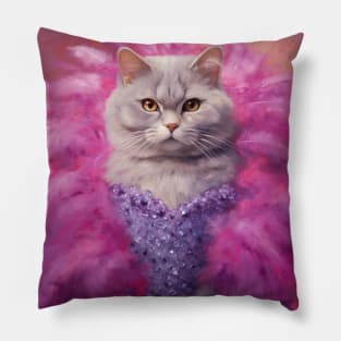 British Shorthair Diva Pillow