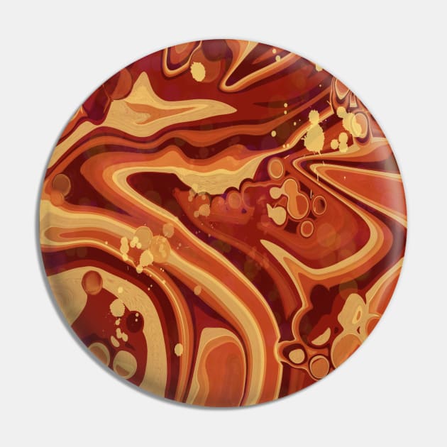 Melted Garfield Pin by MayGreenAbgrall