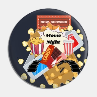 Movie Night Pin