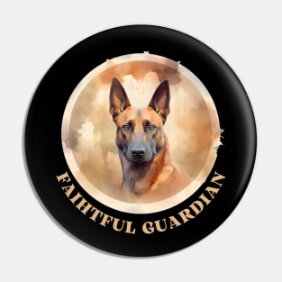 Malinois Faihtful Guardian Pin