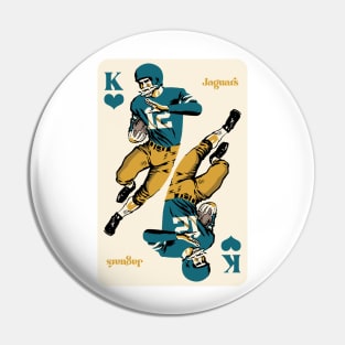 Jacksonville Jaguars King of Hearts Pin