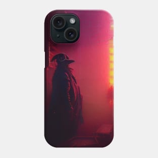 Cyberpunk futuristic plague doctor Phone Case