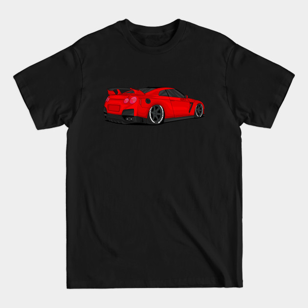 Disover GTR DARK-RED - Nissan Gtr R35 - T-Shirt