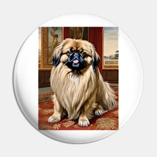 Pekingese Dog Pin