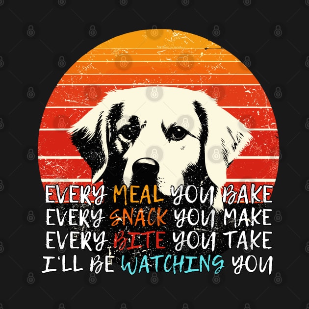 Funny labrador golden retriever lover every snack you bake by TomFrontierArt