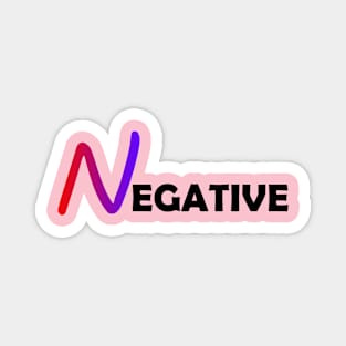 negative art design Magnet