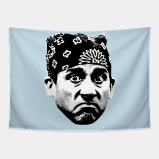 Prison Mike (Black & White) Tapestry