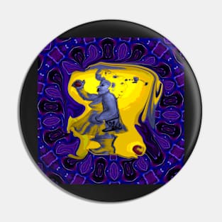 Perry Normal In Purple Maze Pin