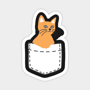 Orange Tabby Cat Magnet