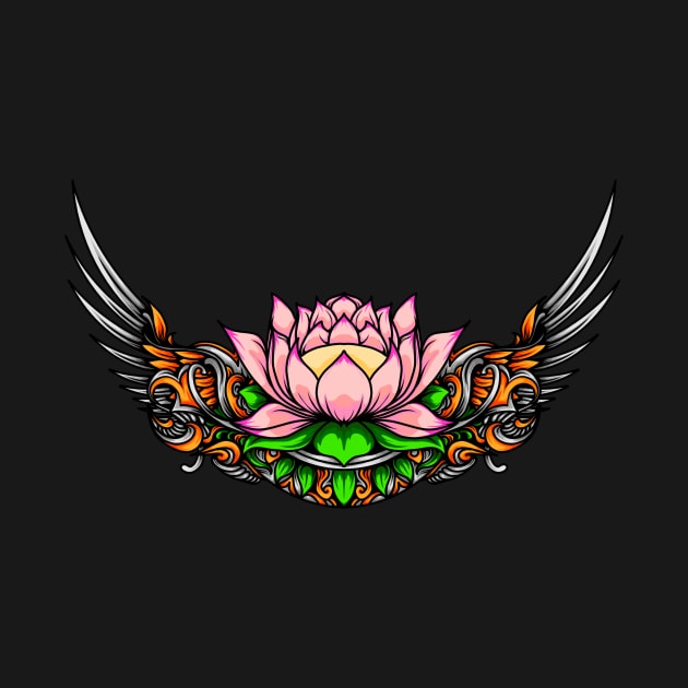 Lotus flower by Aryaatmawira Art