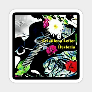 Hysteria-inspired colorful Guitar and Roses designer Magnet