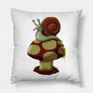 Escargot du champignon Pillow