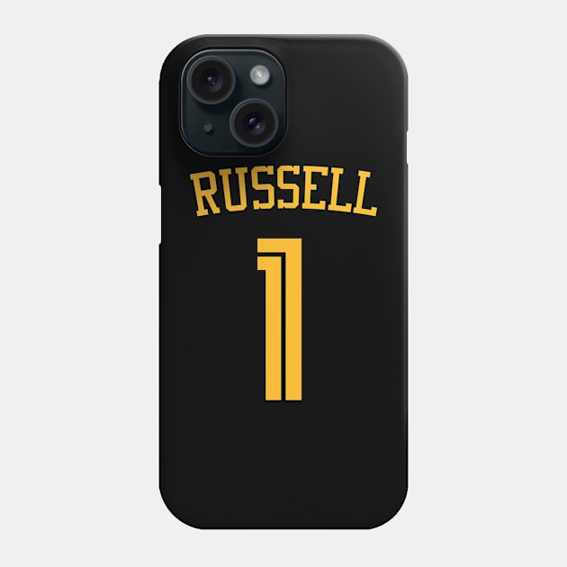 DeAngelo Russell Jersey Poster Phone Case by Cabello's
