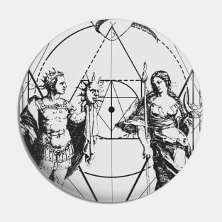 Hermetica Moderna - Alchemical Wedding Pin