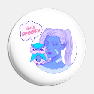 Spooky Halloween Design Pin