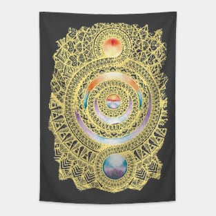 multi mandalas Tapestry