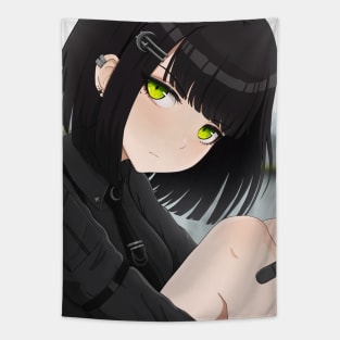 Military girl Tapestry