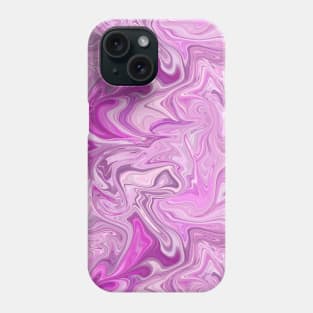 Pink Silk Marble - Digital Liquid Paint Phone Case