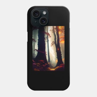 The Fantasy Light In Forest. Phone Case