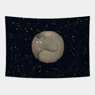 Celestial Cat (Dark) Tapestry