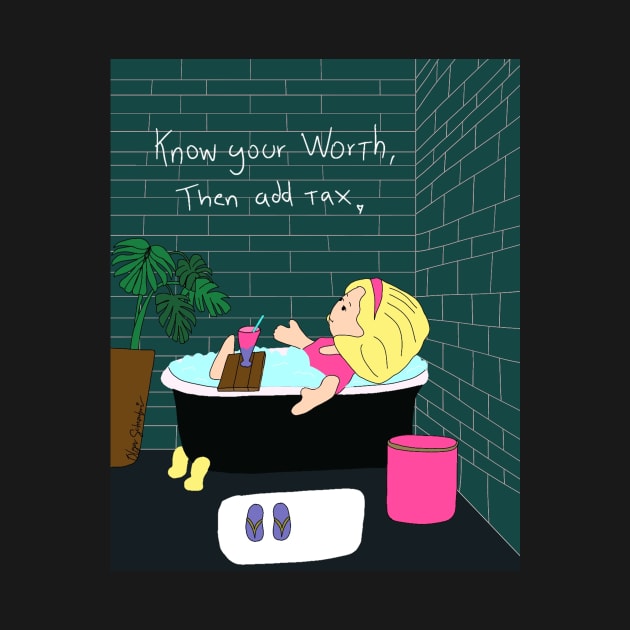 Know your worth Polly pocket Olga Schembri by Olga Schembri