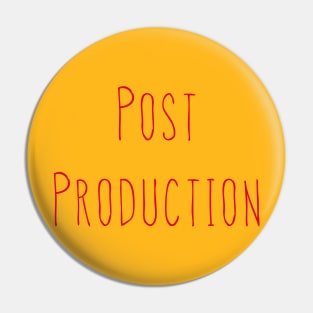 Post Production - Red Pin