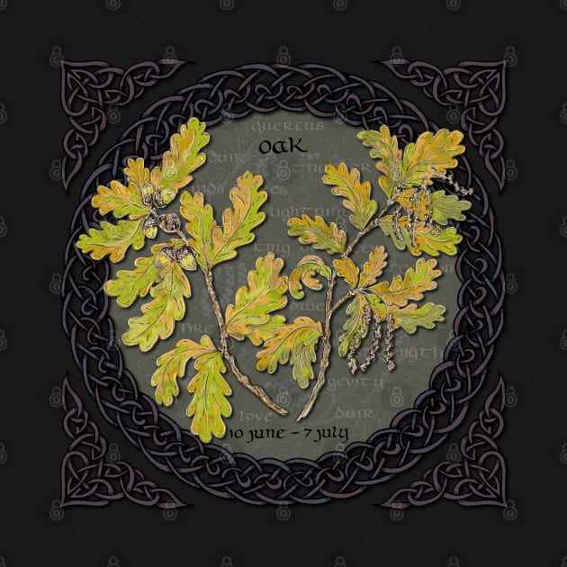 Celtic Tree Calendar - Oak by lottibrown