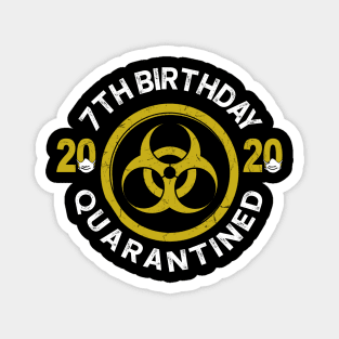 7Th Birthday 2020 Quarantined Graduation Magnet