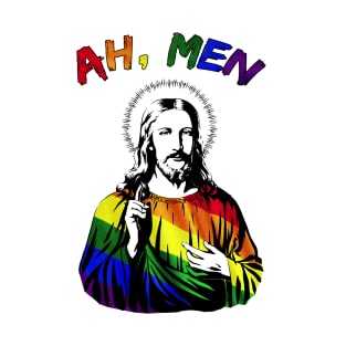 AH MEN Jesus LGBT GAY T-Shirt