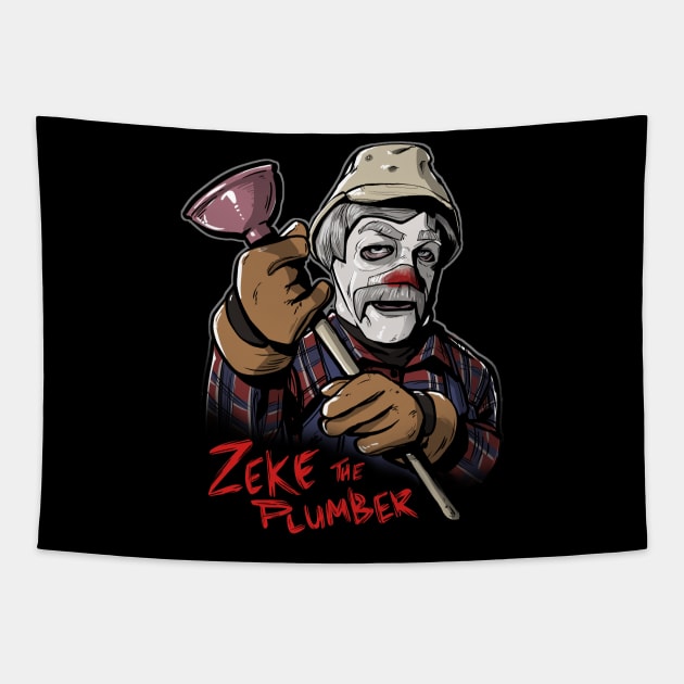 Zeke The Plumber (Part 2) Tapestry by azureaerrow