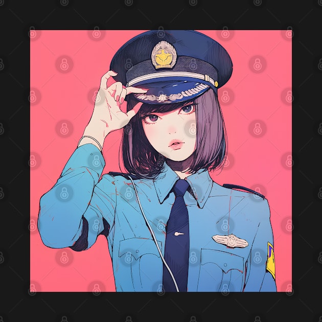 cool police girl by WabiSabi Wonders