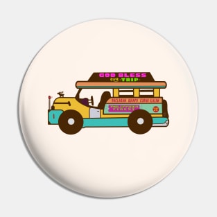 PHILIPPINE JEEPNEY COLORFUL PINOY HOODIE STICKER Pin