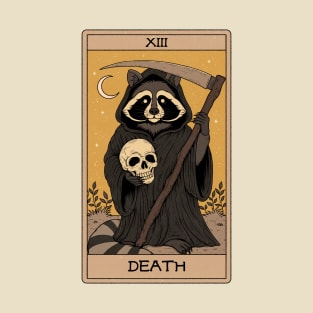 Death - Raccoons Tarot T-Shirt