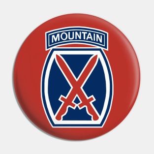 10th Mountain Division Pin