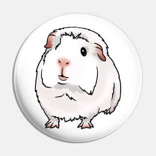 White Crested Guinea Pig Pin