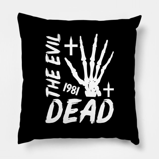 The Evil Dead 1981 Pillow by colorsplash